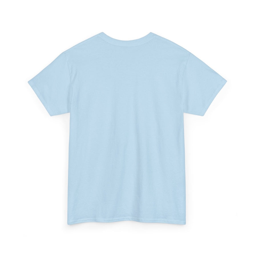 „Rückseite des NEW WAVE Urban Society T-Shirts von CLR Outdoor GmbH, hellblau, clean ohne Print, klassischer Rundhalsausschnitt.“