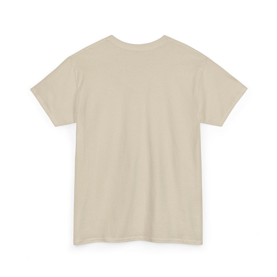 „Rückseite des NEW WAVE Urban Society T-Shirts von CLR Outdoor GmbH, senfgelb, clean ohne Print, klassischer Rundhalsausschnitt.“